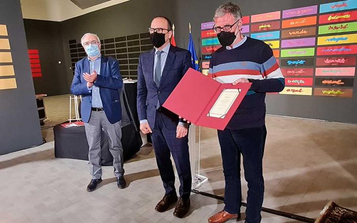 Entrega de premios literarios
