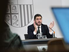 Alejandro Nolasco en rueda de prensa