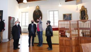 Javier Lambán visita el Real Seminario de San Carlos