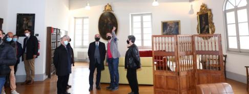 Javier Lambán visita el Real Seminario de San Carlos