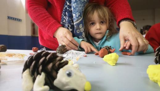 Actividades en el CEIP Ramón y Cajal de Alpartir por el Día del Árbol.
