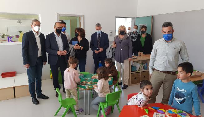 Felipe Faci, en el CEIP Katia Acín