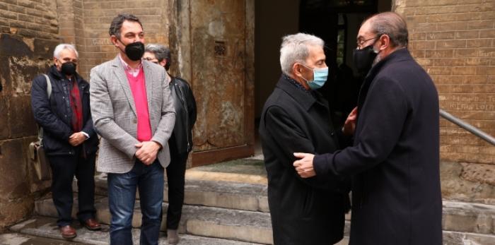 Javier Lambán visita el Real Seminario de San Carlos