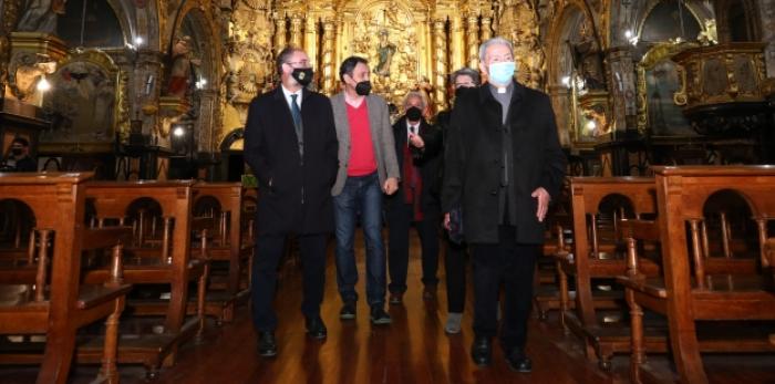 Javier Lambán visita el Real Seminario de San Carlos