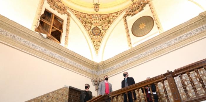 Javier Lambán visita el Real Seminario de San Carlos