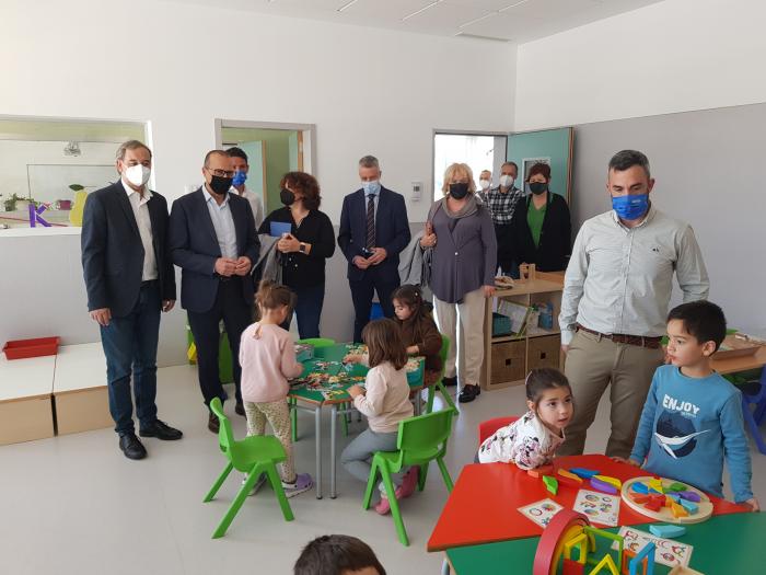 Felipe Faci, en el CEIP Katia Acín