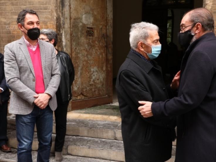 Javier Lambán visita el Real Seminario de San Carlos