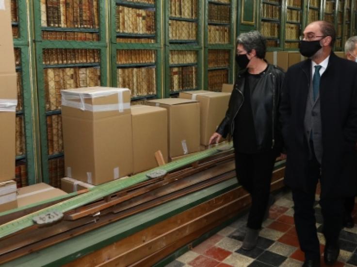 Javier Lambán visita el Real Seminario de San Carlos
