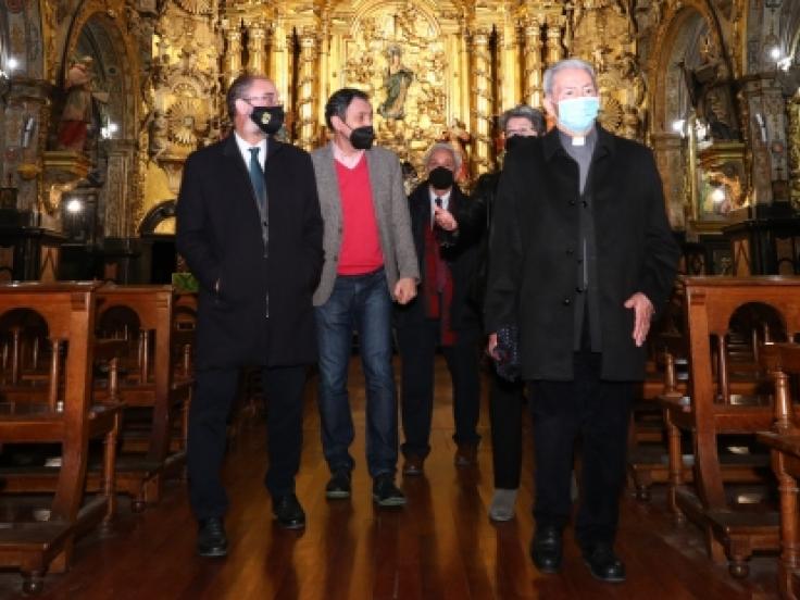 Javier Lambán visita el Real Seminario de San Carlos