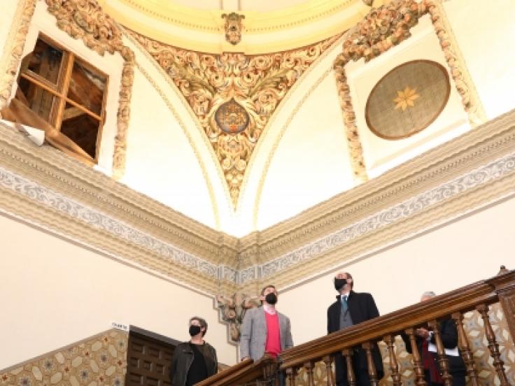 Javier Lambán visita el Real Seminario de San Carlos