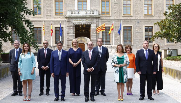 Lambán apela a ejemplaridad de un gobierno diverso y comprometido con un Aragón feminista, innovador, de lucha contra el cambio climático y la despoblación