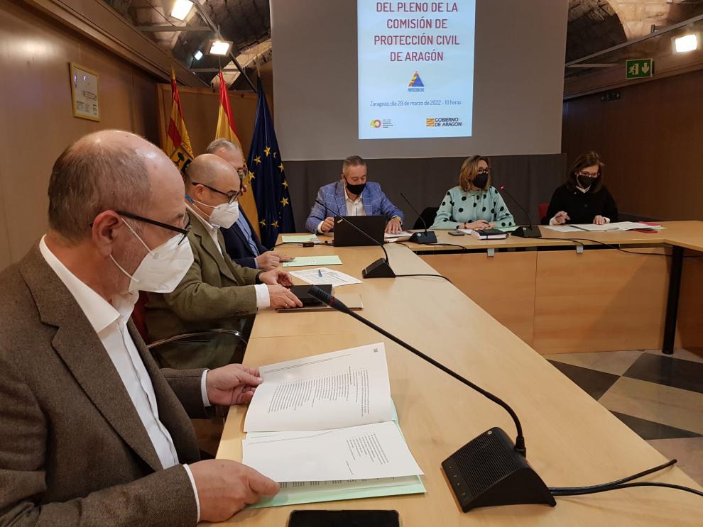 Reunión en la Sala Hermanos Bayeu.